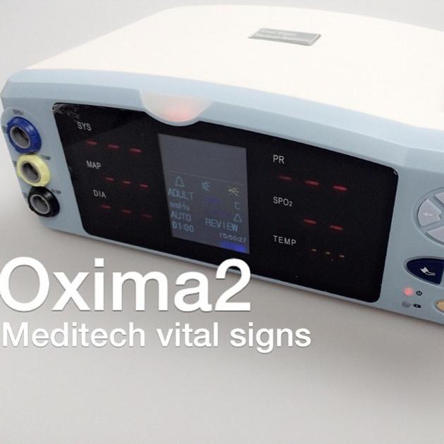 Meditech Oxima2: Monitor Funkcji Vital Signs Z Parametrami Czestosci Tetna