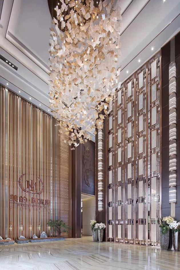Stainless steel decoration partition for hotel decoration