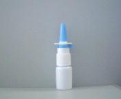PET 15ml Pear Bottle with A type Nasal Sprayer Pump