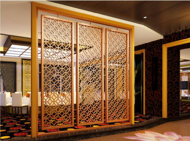 Decorative Hall Wall Stainless Steel Partition