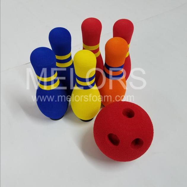 Melors Hot sale EVA Foam Kid Game Light Weight Bowling Set