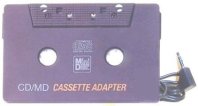 Automobile CD/MD cassette adapter