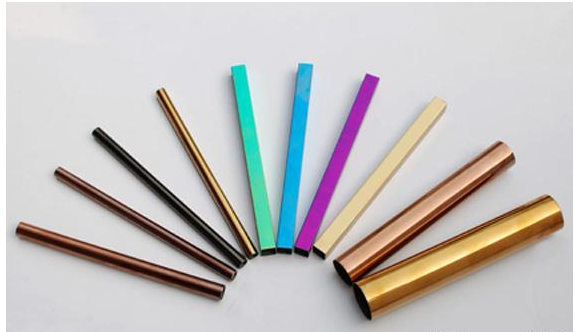 Hairline Colored Stainless Steel Pipe