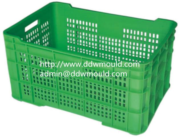 DDW Fruit Plastic Crate Mold Milk Packing Plastic Crate Mold Plastic Basket Mold