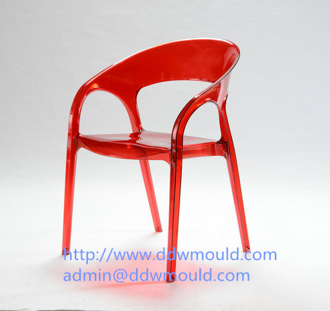 DDW Plastic Transparent Chair Mold Plastic