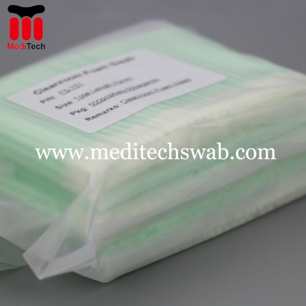 POLYURETHANE FOAM CLEANROOM SWAB WITH SEMI