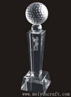 crystal trophy