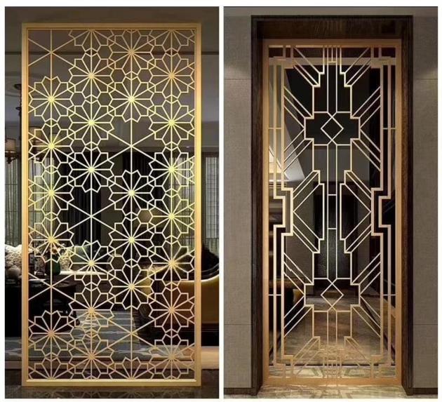 Stainless Steel Decoration Partition For Hotel