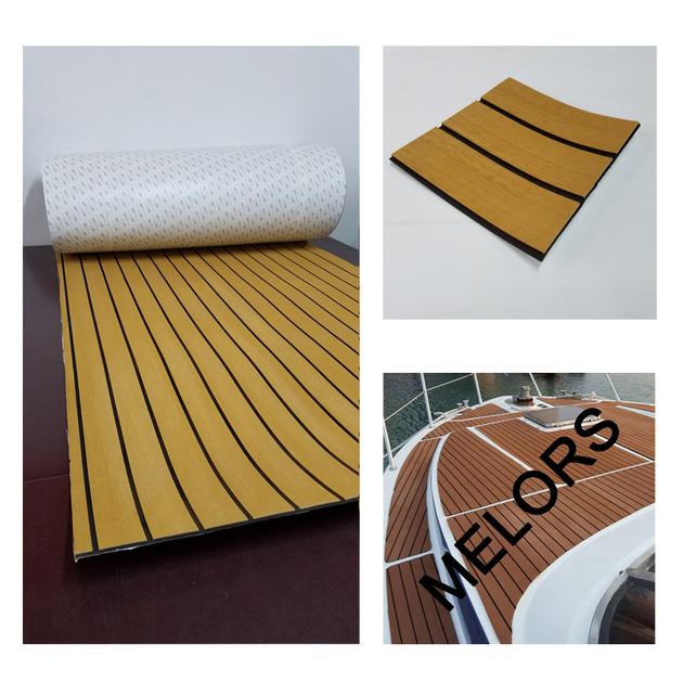 Melors EVA Customized Marine Boat Teak Decking Environmental Faux Teak Sheet