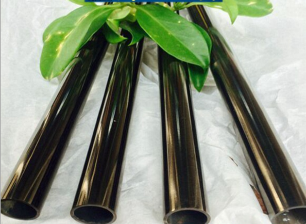 Black stainless steel decoration pipe