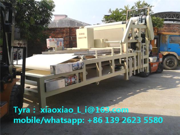 water treatment plant sludge dewatering filter press machine