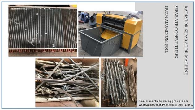 Stripping Type Radiator Recycling Machine