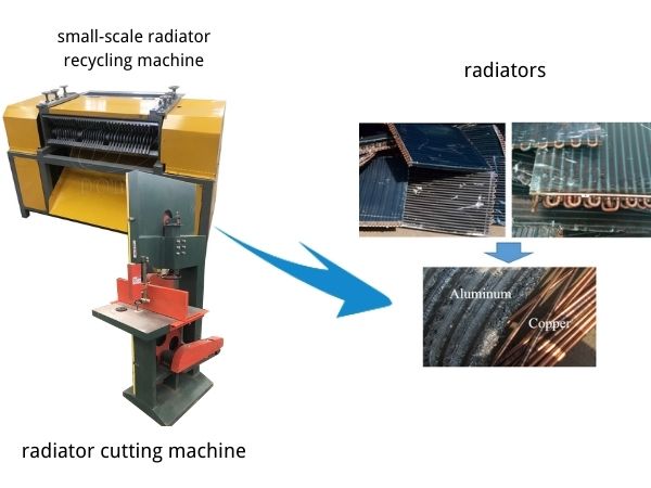 Stripping Type Radiator Recycling Machine