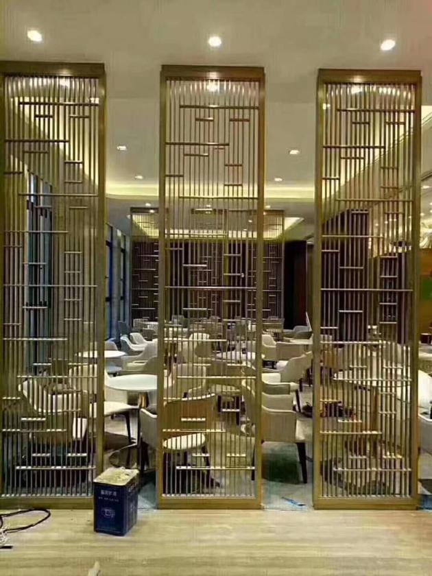 Stainless Steel Decoration Partition For Hotel