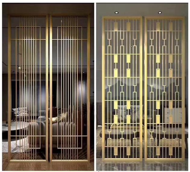 Luxury Modern Metal Decoration Partition Screen