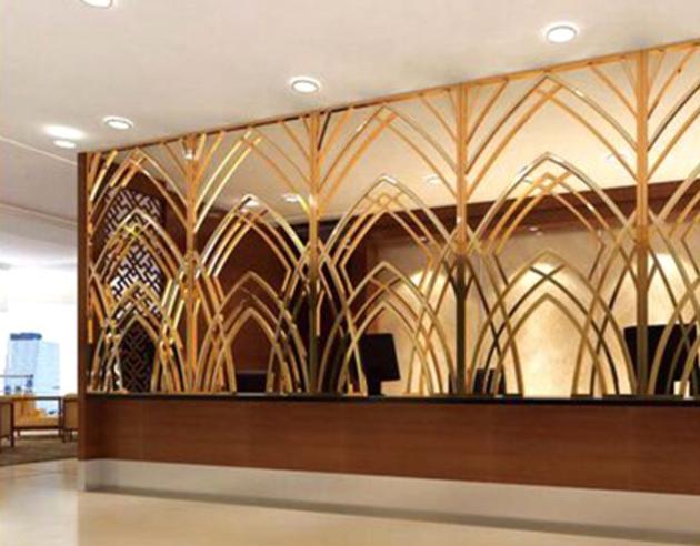 Laser Cut Stainless Steel Partition For