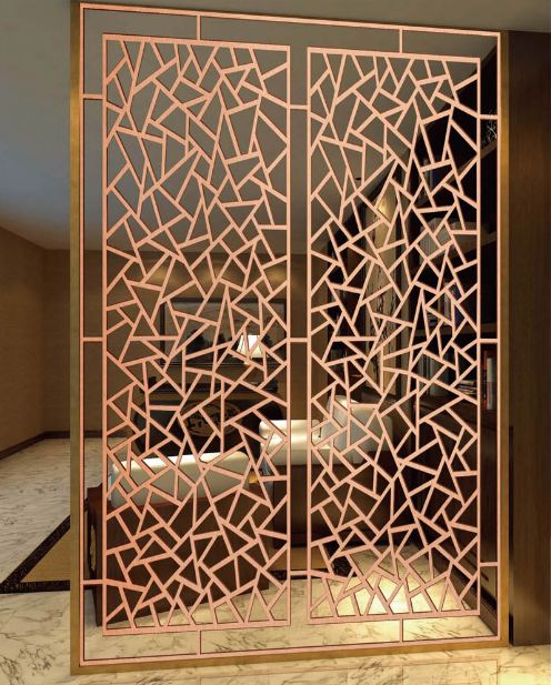 Laser Cut Stainless Steel Partition For