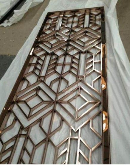 Decorative Hall Wall Stainless Steel Partition