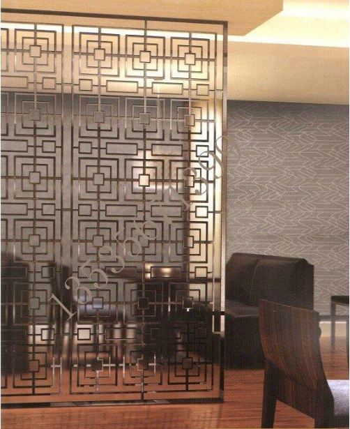 Laser Cut Stainless Steel Partition For