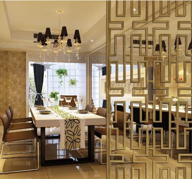 Decorative Hall Wall Stainless Steel Partition