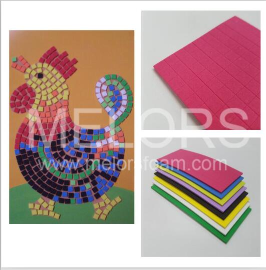 Melors DIY Craft Child Funny Play Glitter Mosaic Stickers