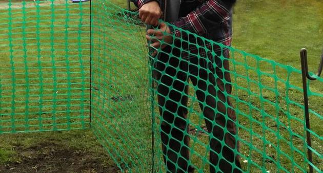 Green Barrier Fencing Mesh