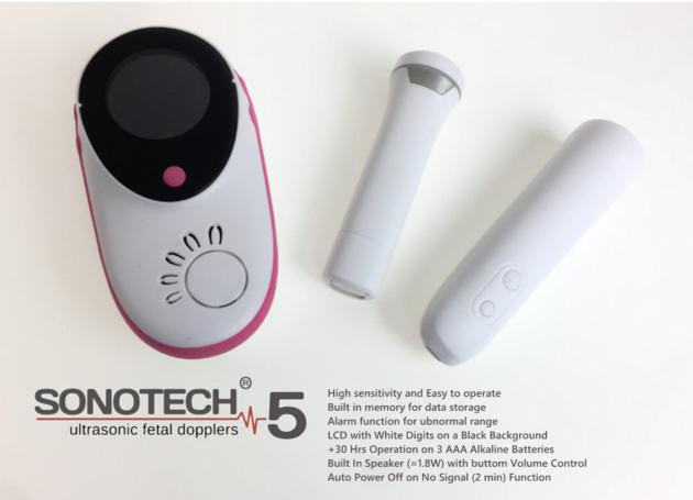 Sonotech 5 Wired probe fetal doppler from Meditech