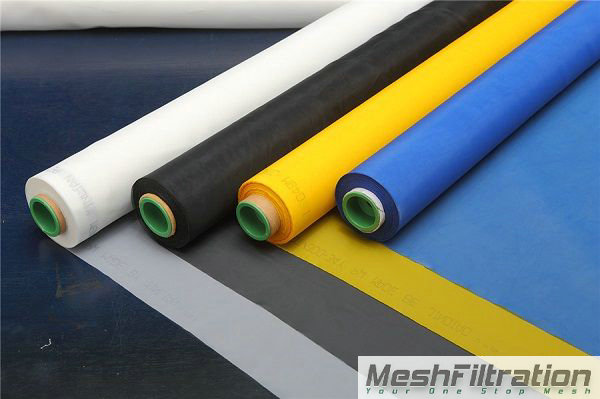 White Yellow Polyester Silk Screen Printing Mesh