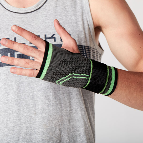 Knitted Palm Support With Spandex Satin