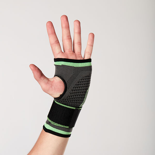 Knitted Palm Support With Spandex Satin