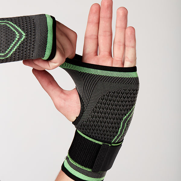 Knitted Palm Support With Spandex Satin