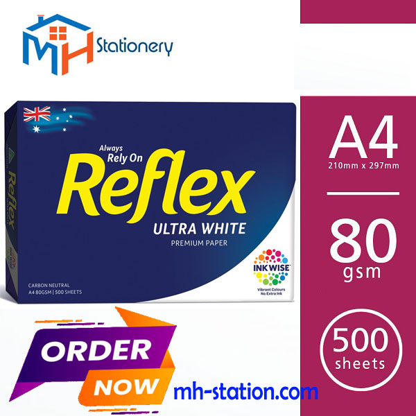 Reflex copy paper A4 80,75,70 gsm high quality