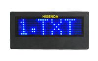 led badge led price signs led name tags pixel 7*29 Blue led sign board 90*34*8mm
