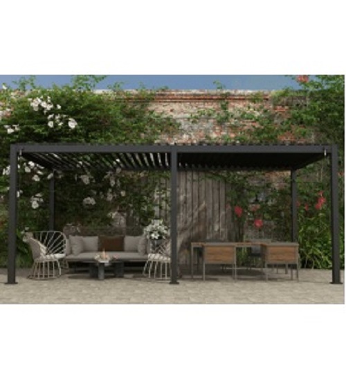 MIRADOR 111S 10'x20' CHARCOAL PERGOLA