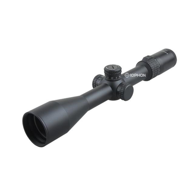 Rifle Scope 10PHON 6-24x50 First Focal Plane Scope Min 10Yds Focus 1/10MIL Adjustment Etached Glass