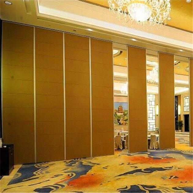 Restaurant Interior Design Movable Sound Proof Folding Wooden Partitions