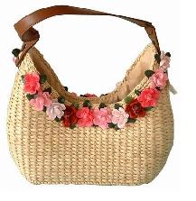 grass fabric handbags