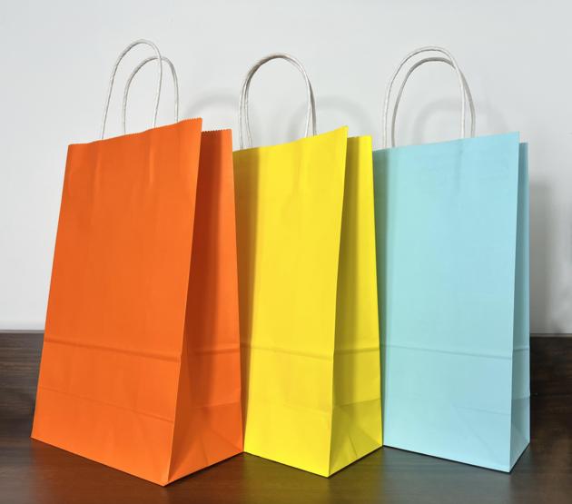 COLOR KRAFT PAPER BAG