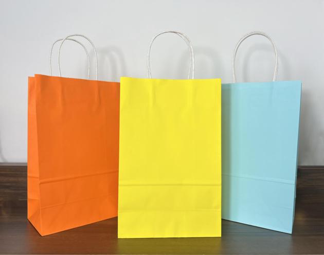 COLOR KRAFT PAPER BAG