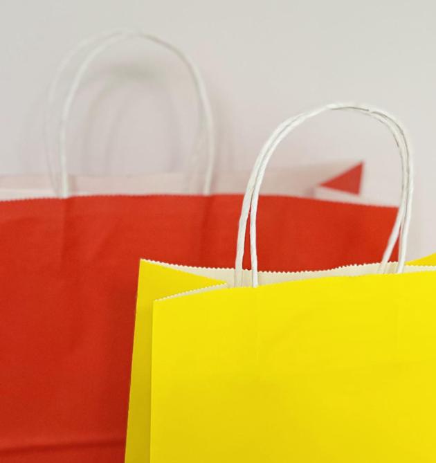 COLOR KRAFT PAPER BAG