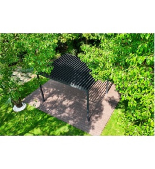 MIRADOR 88S 10'x12' CHARCOAL PERGOLA