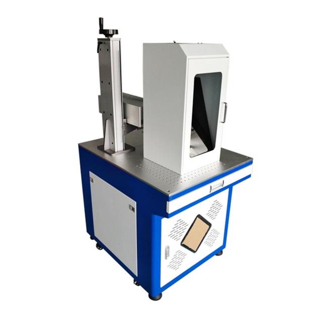 7W/10W Green 532nm Laser marking machine for plastic/glass surface/food/Jade