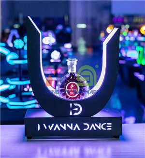 U Shape Bottle Glorifier  LED bottle presenter for nightclub