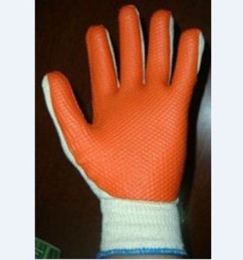 Safety Rubber Palm Grip (RPG) Glove 9inch Orange Cheap
