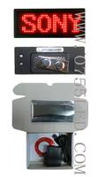 Badge scrolling led usb led card led tag led mini board led badge Red color 12*36T Pixel 80*30*5mm