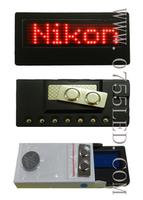 LED programmable badge,LED name card,Red,90*34*8mm,LED mini tag