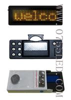 LED manufacturer sell led badge led programmable sign display board led name tags pixel 7*29 Yellow