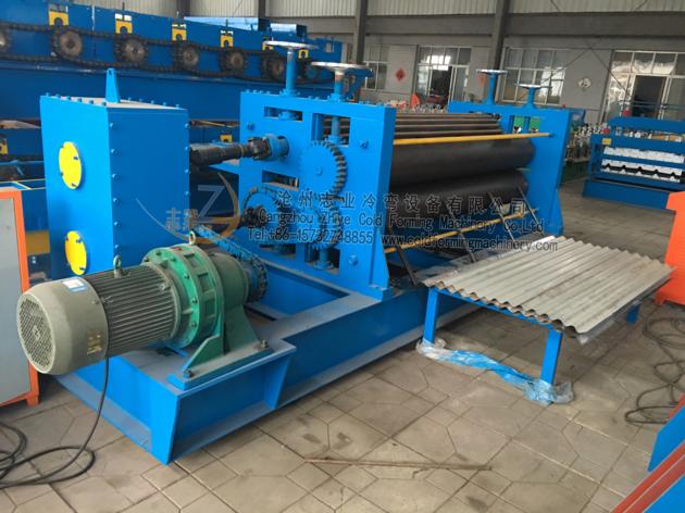 Barrel Corrugated Roofing Sheet Making Machine