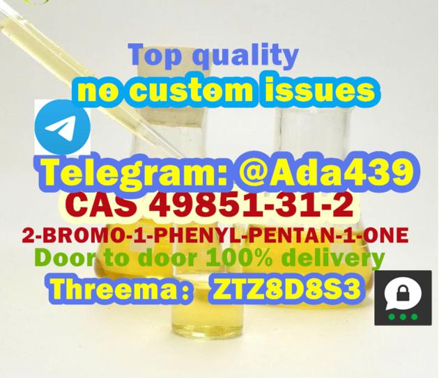 CAS 49851-31-2 2-BROMO-1-PHENYL-PENTAN-1-ONE Telegram: Ada439 Threema：ZTZ8D8S3