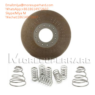 CBN grinding disc for spring grinding compression springs surface grinding miya@moresuperhard.com